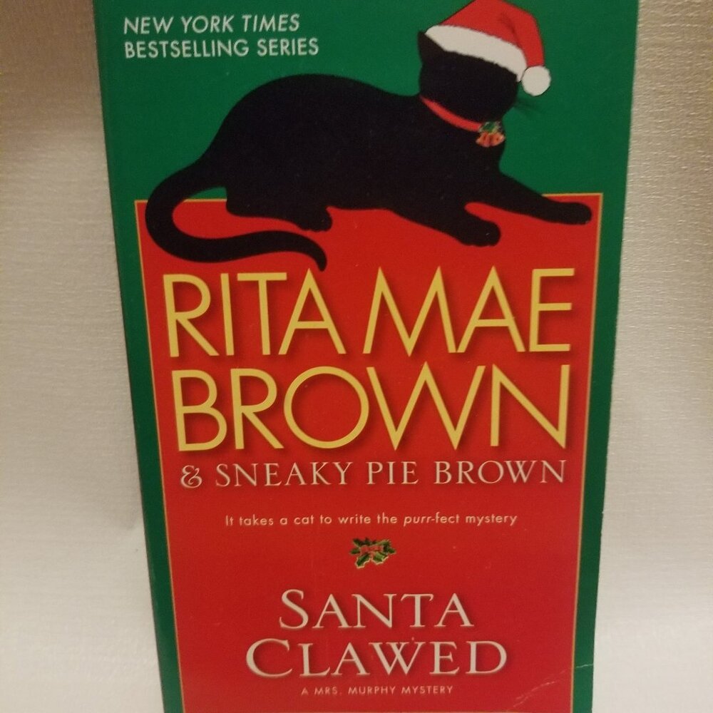 $4 if part of a bundle, Rita Mae Brown's Santa Clawed paperback